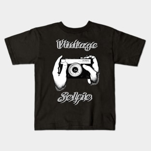 vintage sellfie Kids T-Shirt